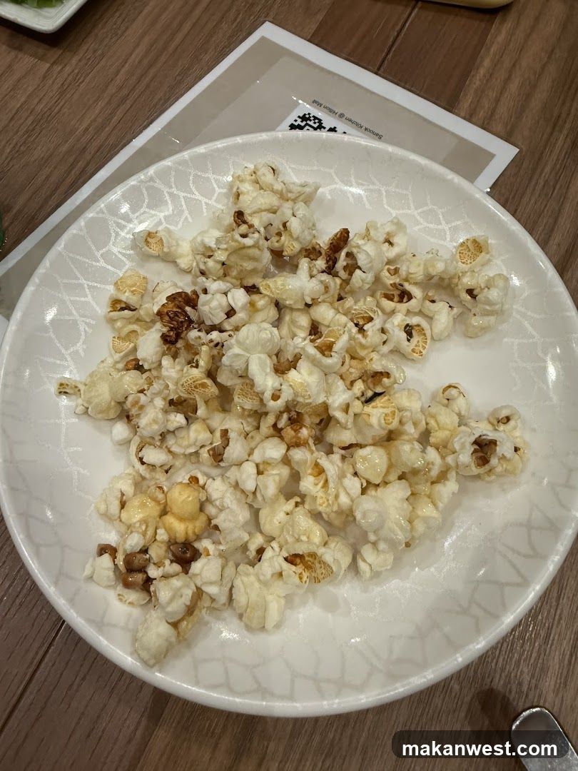 Popcorn on a Plate