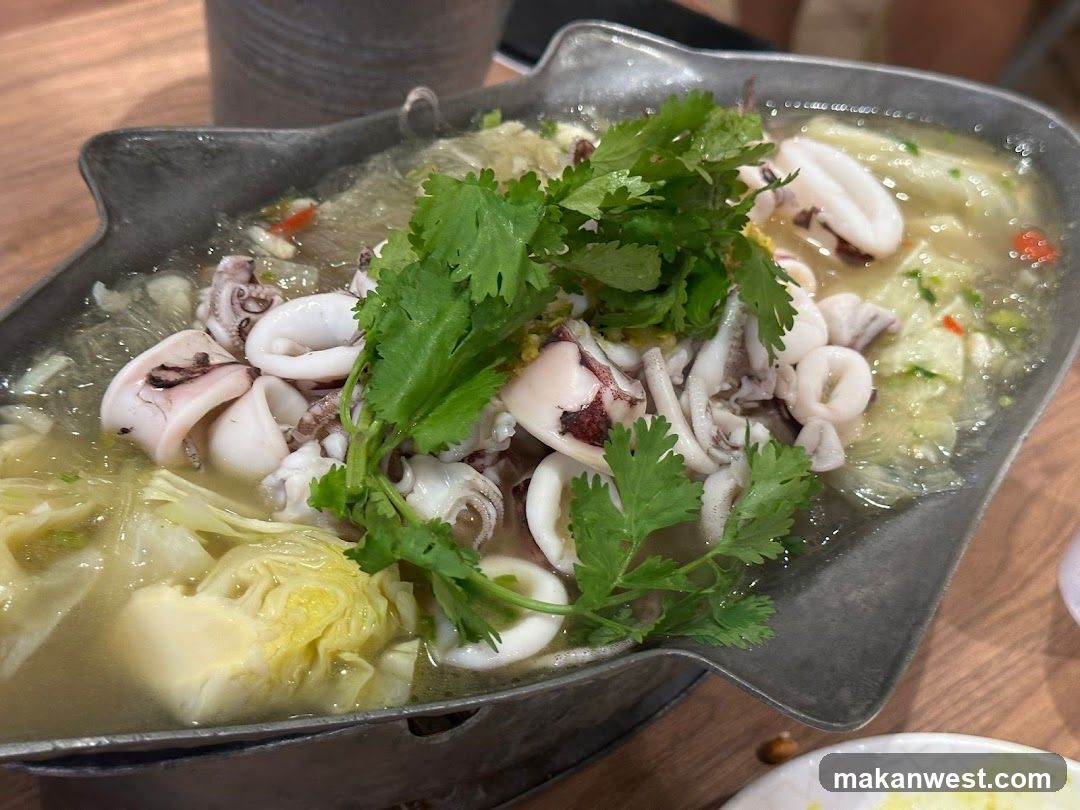 Squid Hot Pot Dish