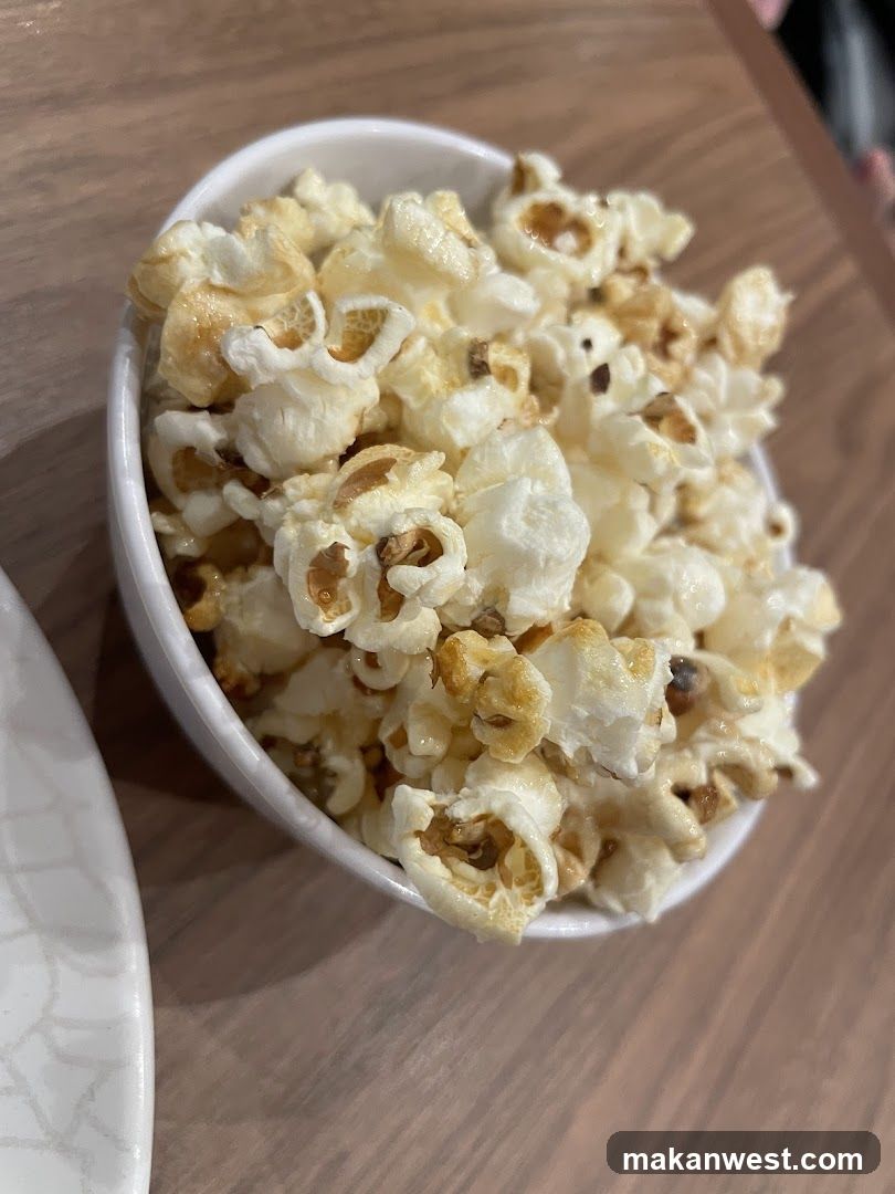 Bowl of Caramel Popcorn