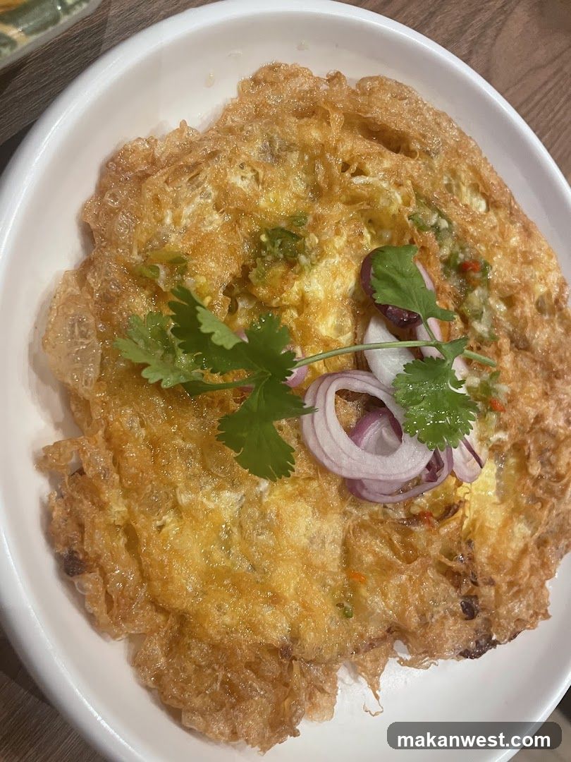 Fried Egg Dish with Garnish