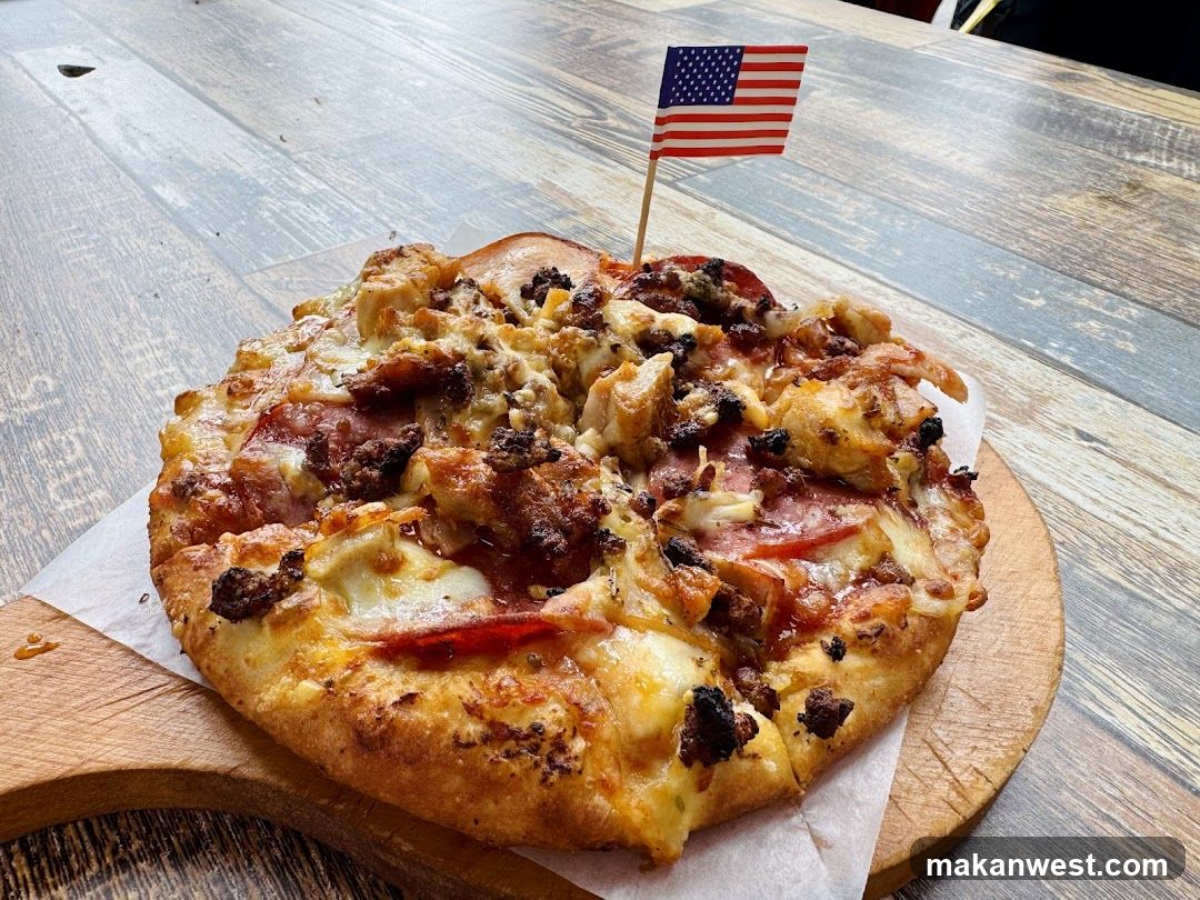 American Flag Pizza