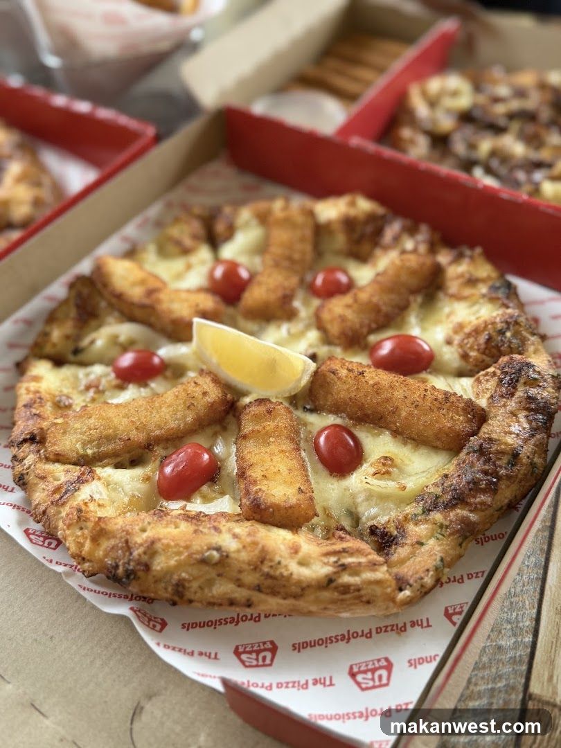 Pizza with Tofu and Cherry Tomatoes