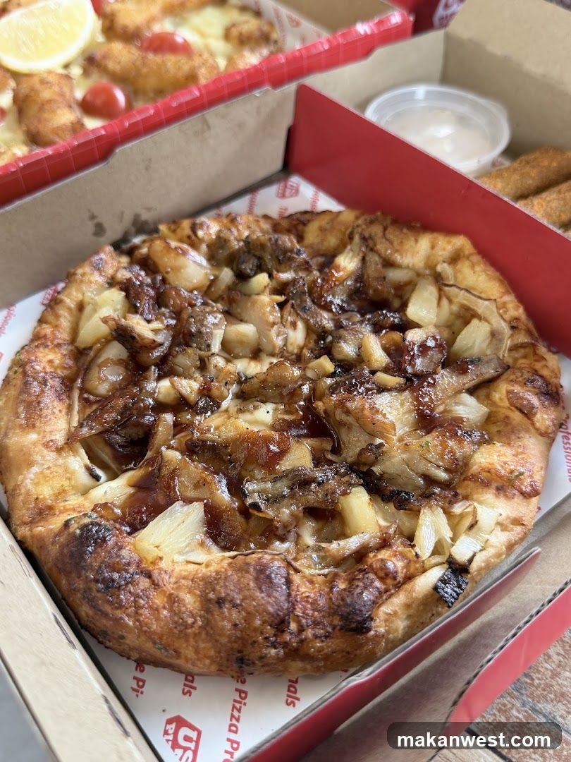 Pizza with Toppings in Box