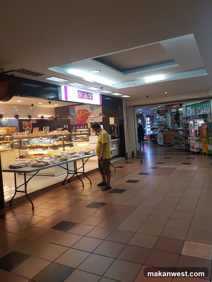 Bakery Shop Interior with Customer