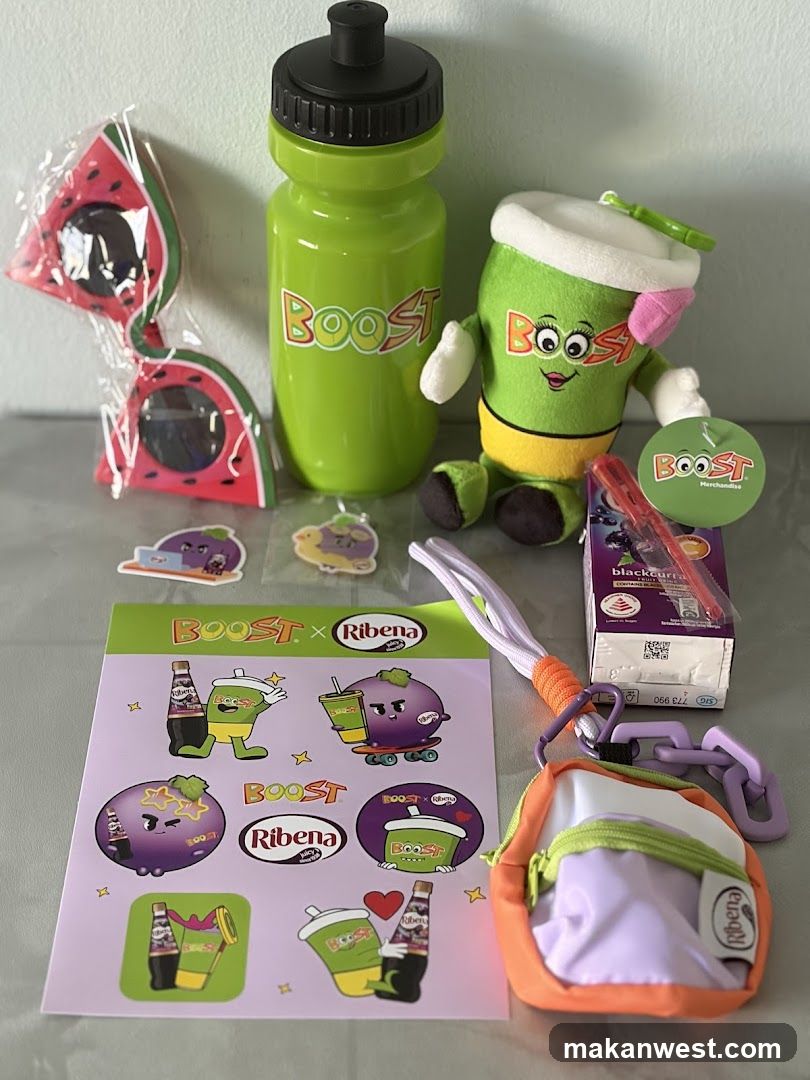 Boost Ribena Merchandise Set