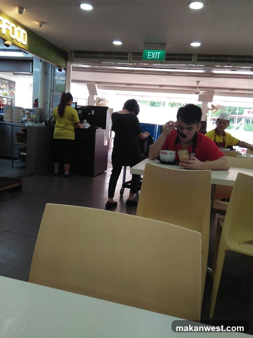Food Court Interior Scene