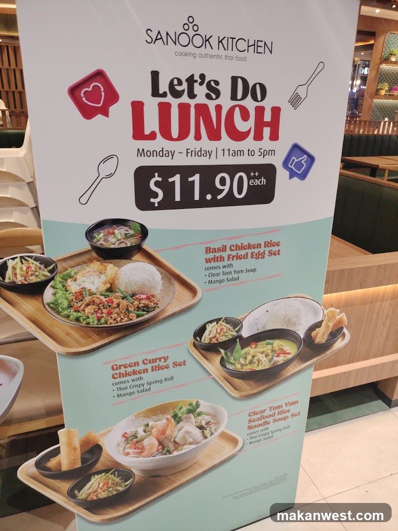 Sanook Kitchen Lunch Special Poster
