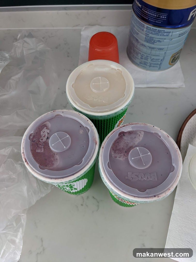 Beverage Cups on Table