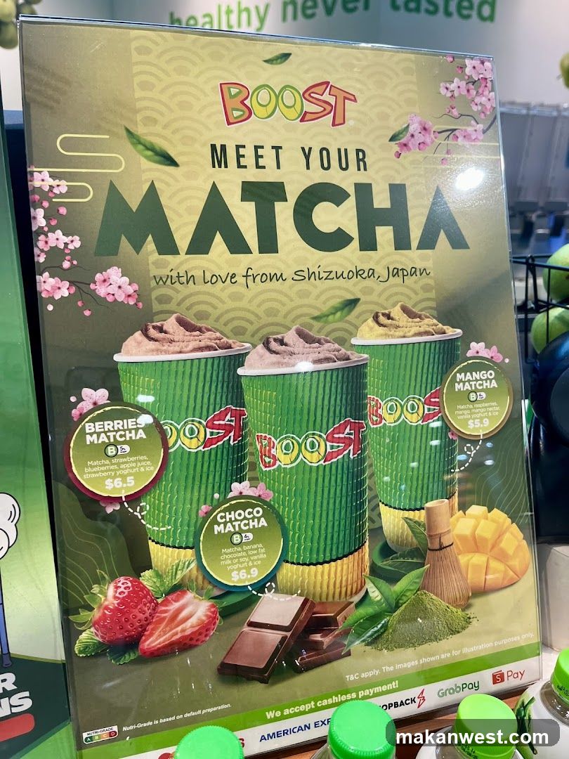Matcha Promotion Display