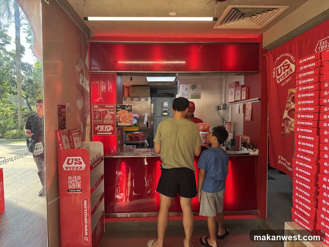 US Pizza Store Interior View