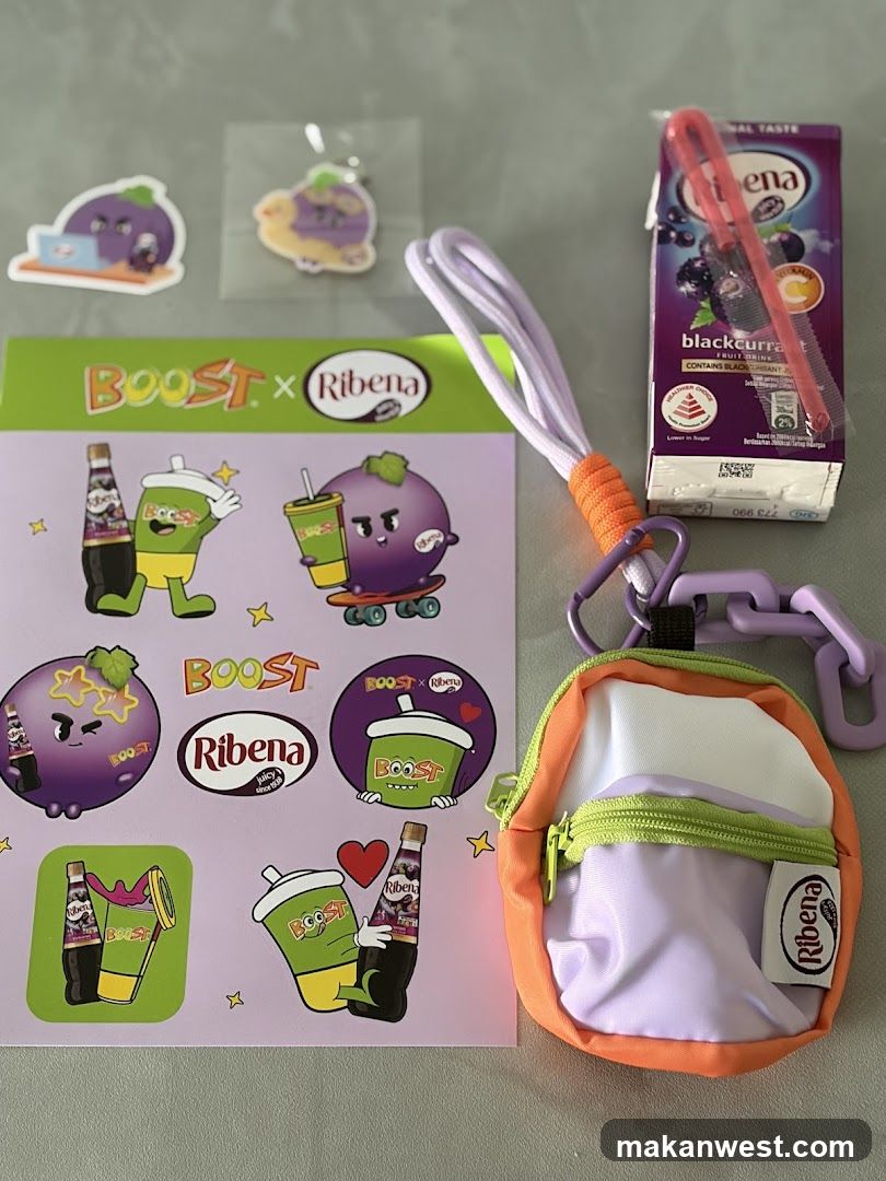 Ribena x Boost Merchandise Display