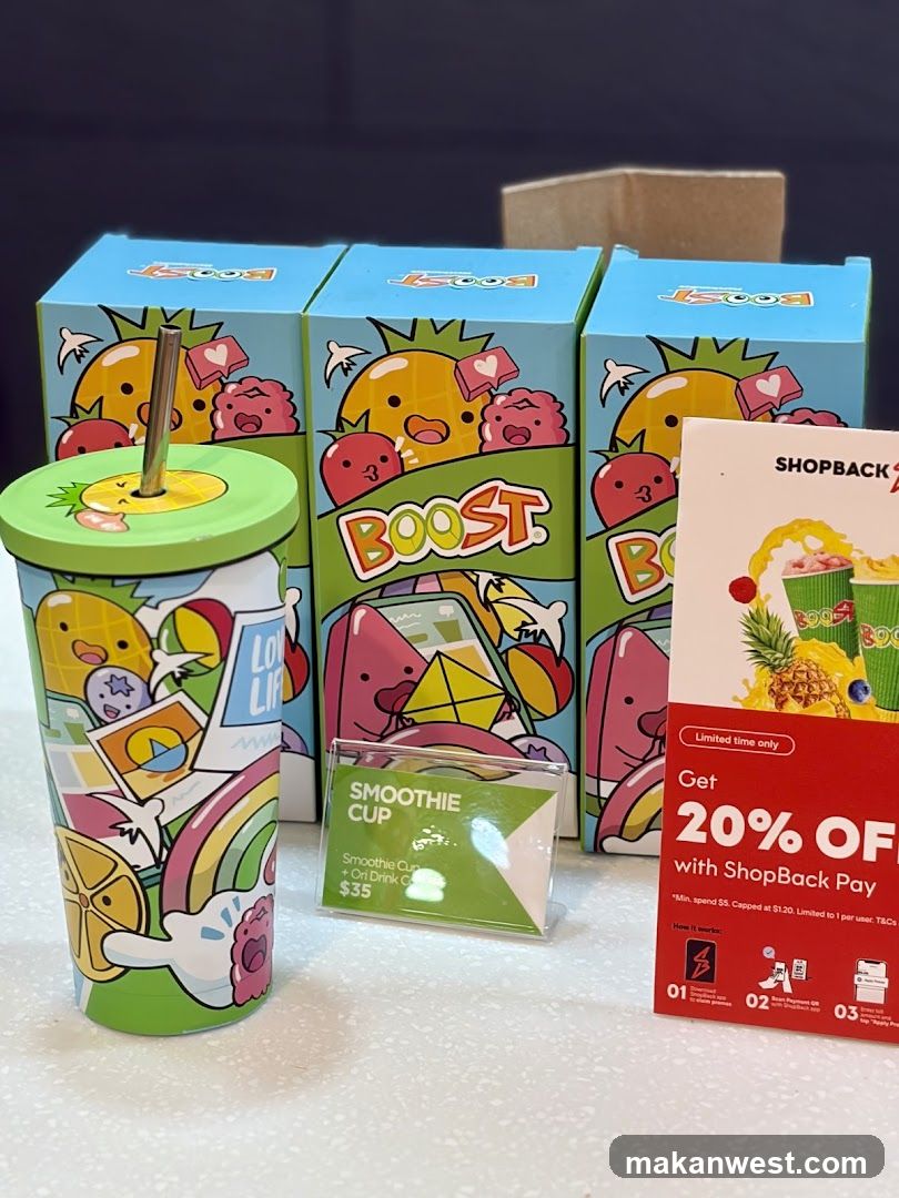 Smoothie Cup Product Display