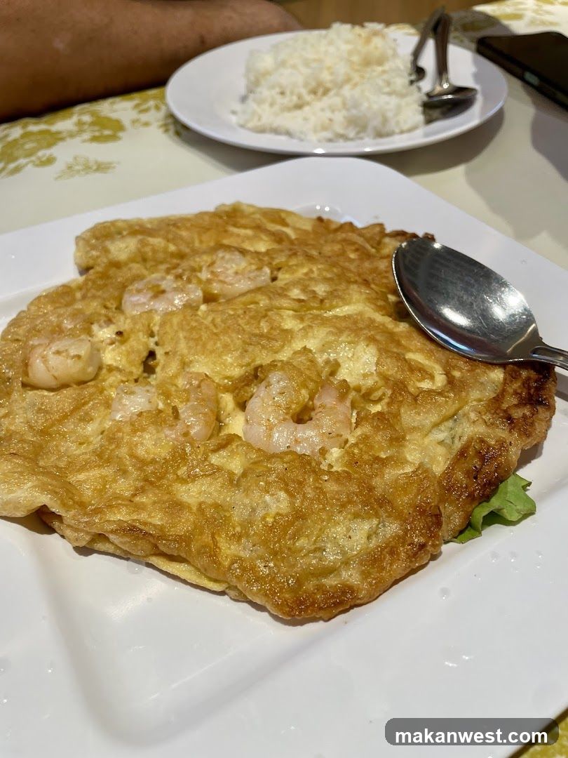 Shrimp Omelette with Rice