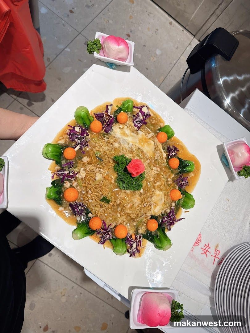 Noodle Dish with Garnish