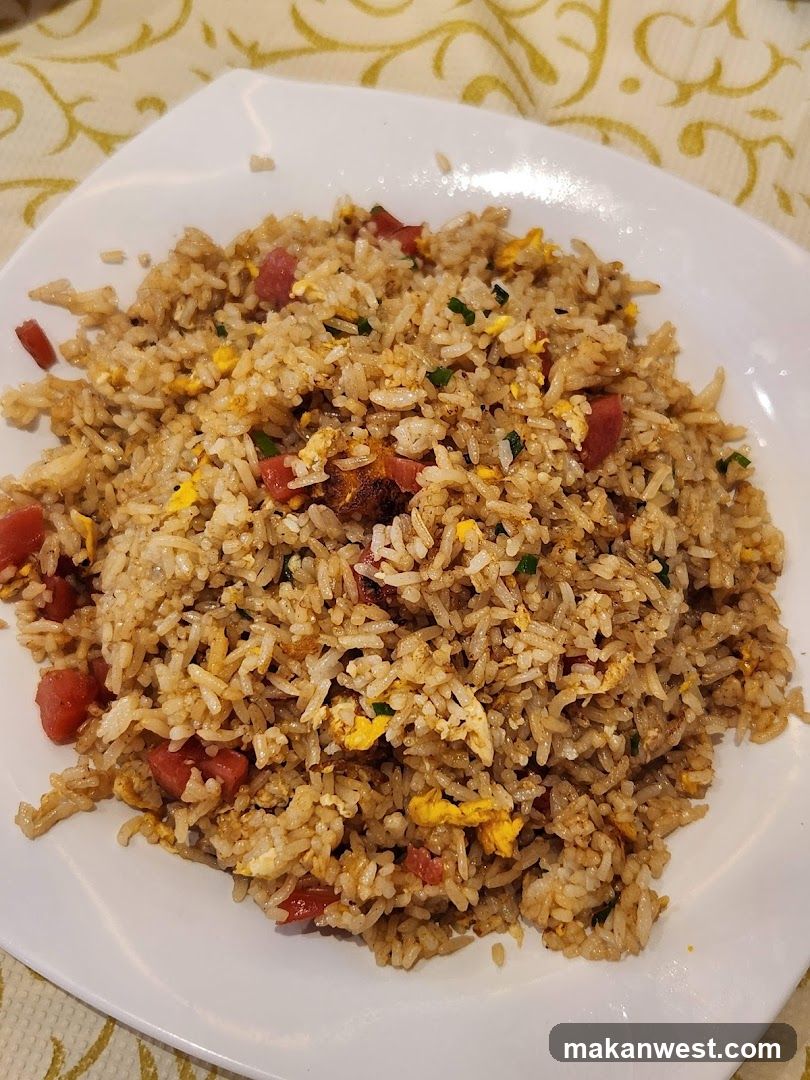 Fried Rice with Ham and Egg