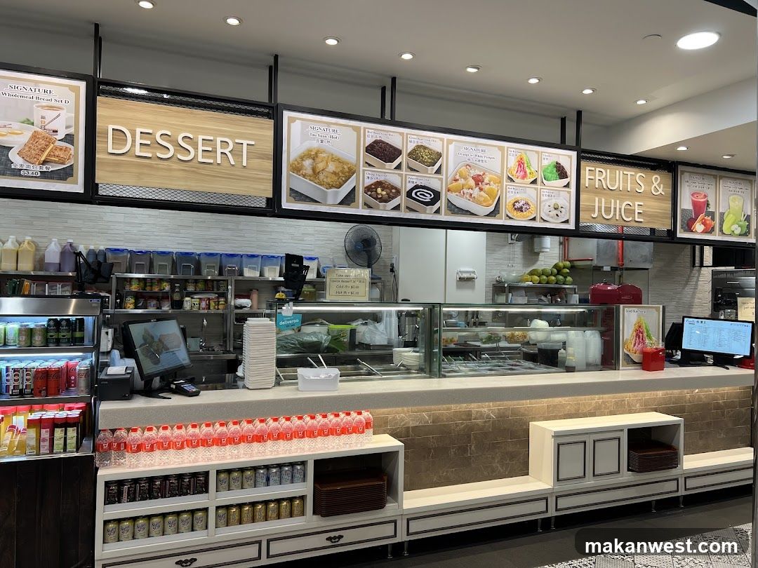 Dessert and Fruits & Juice Counter