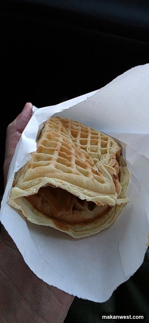 Waffle Sandwich in Paper Wrapper