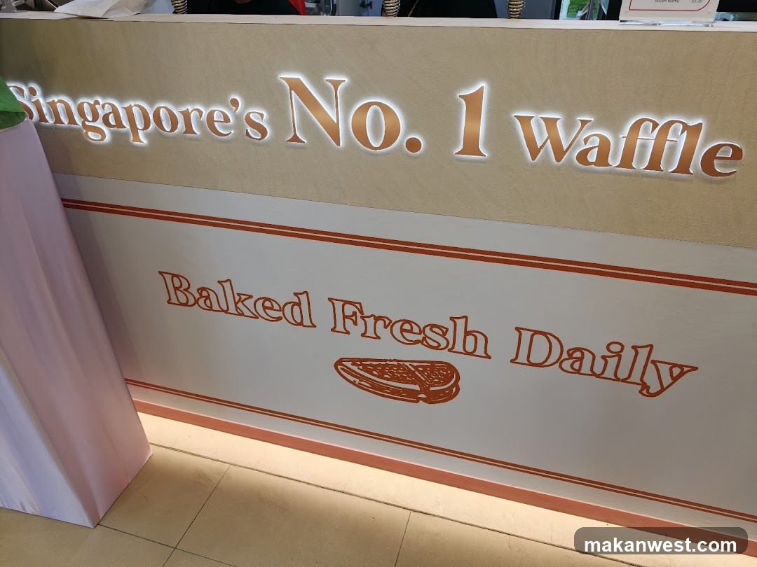 Singapore's No. 1 Waffle Signage