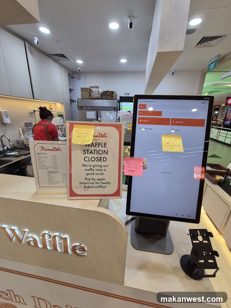 Waffle Station Closed Signage