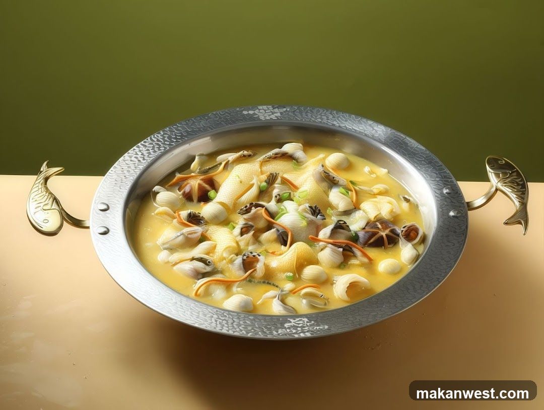 Seafood Stew in Decorative Bowl