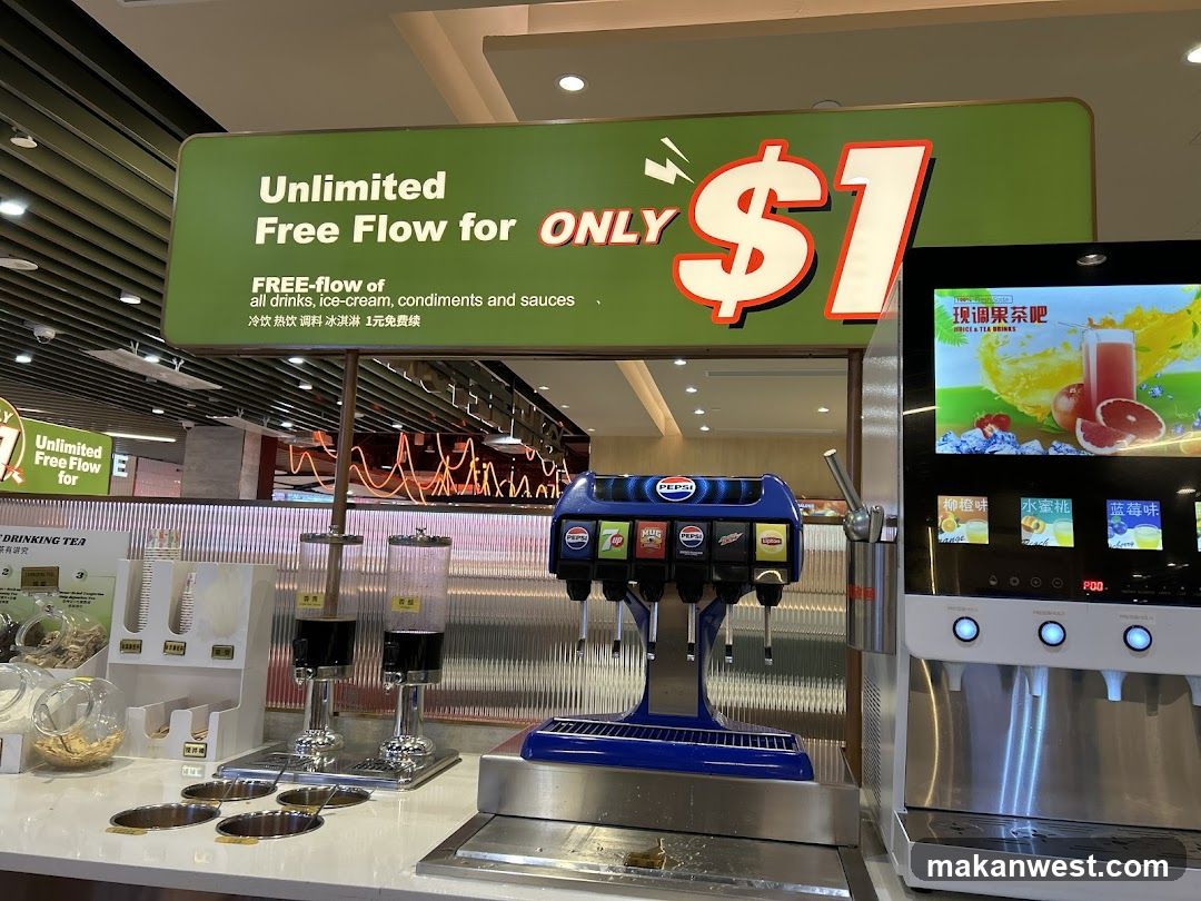 Unlimited Free Flow Drink Station