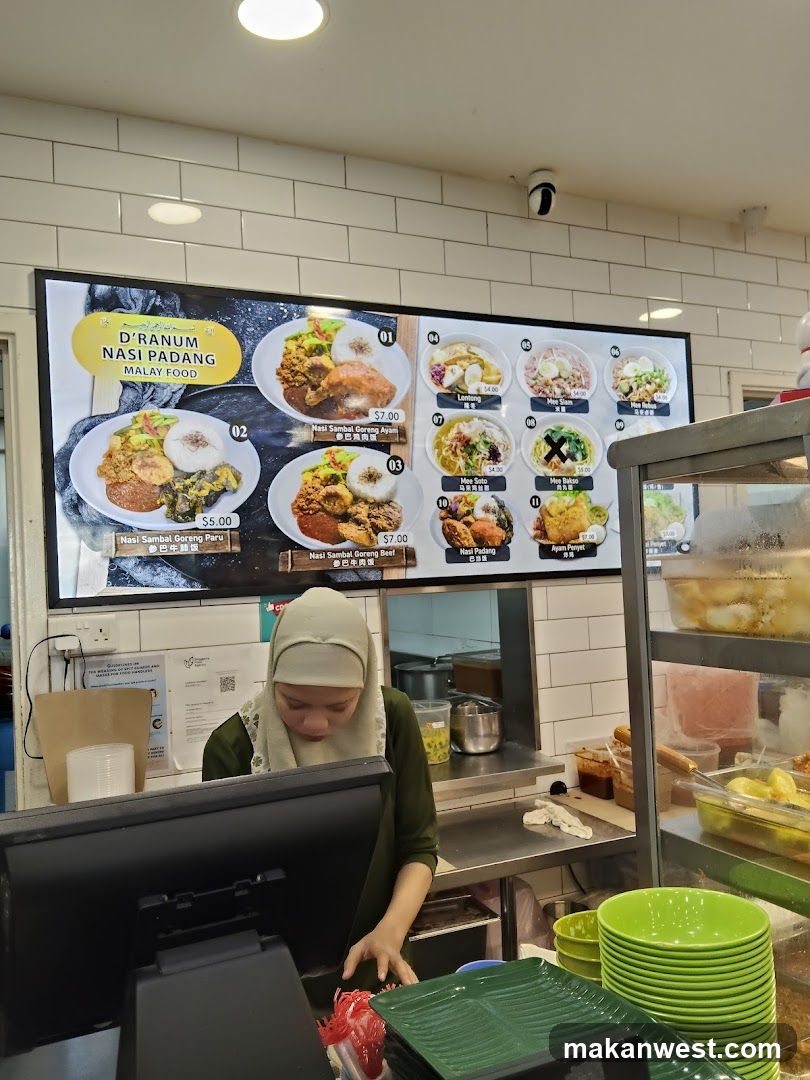 Nasi Padang Counter Interior