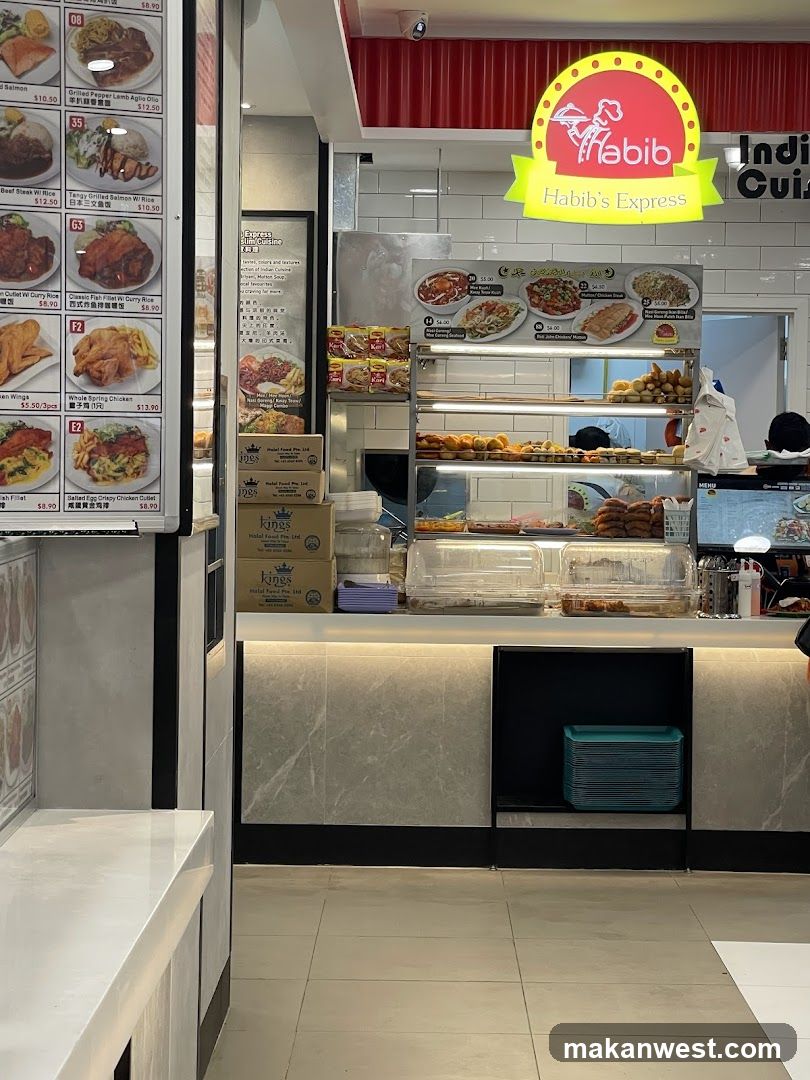 Habit's Express Food Stall Interior