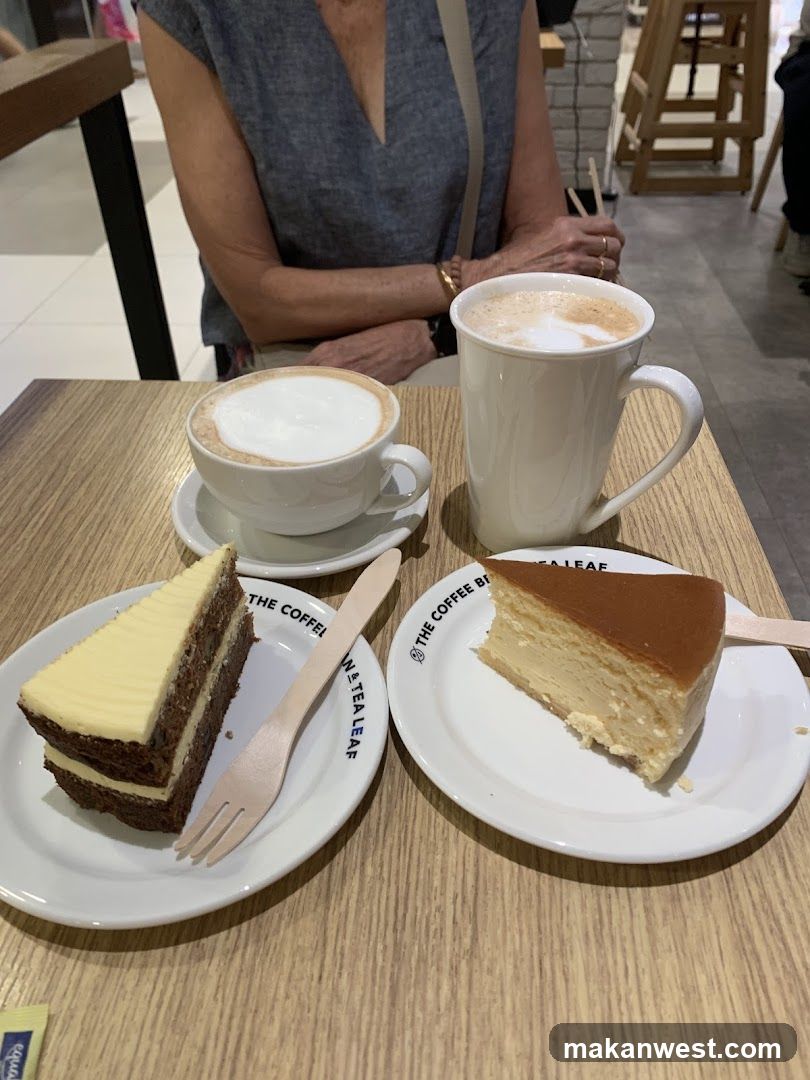 Coffee and Cake at The Coffee Bean & Tea Leaf