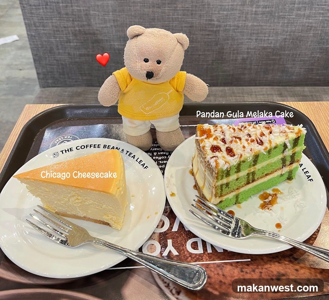 Cakes and Teddy Bear on Tray