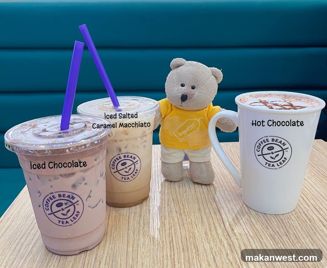 Coffee Shop Drinks with Teddy Bear