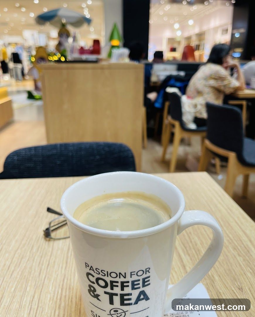 Coffee and Tea Cup in a Cafe Interior