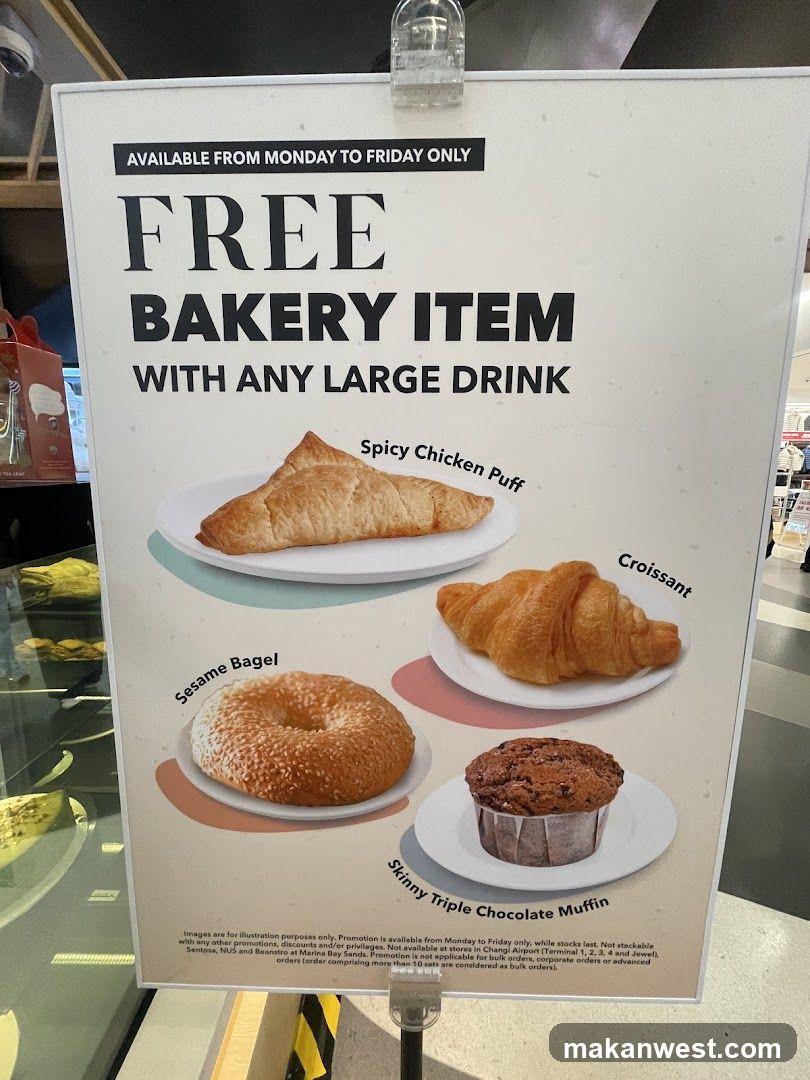 Free Bakery Item Promotion Sign