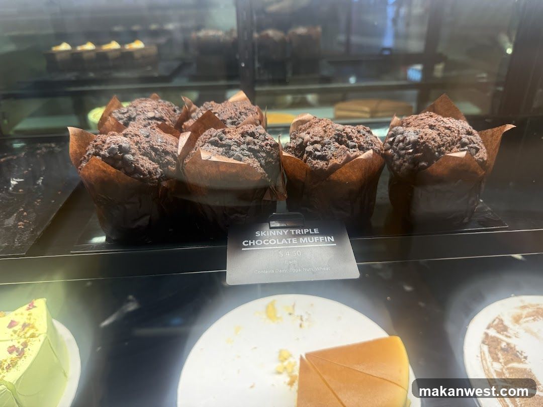 Chocolate Muffins Display