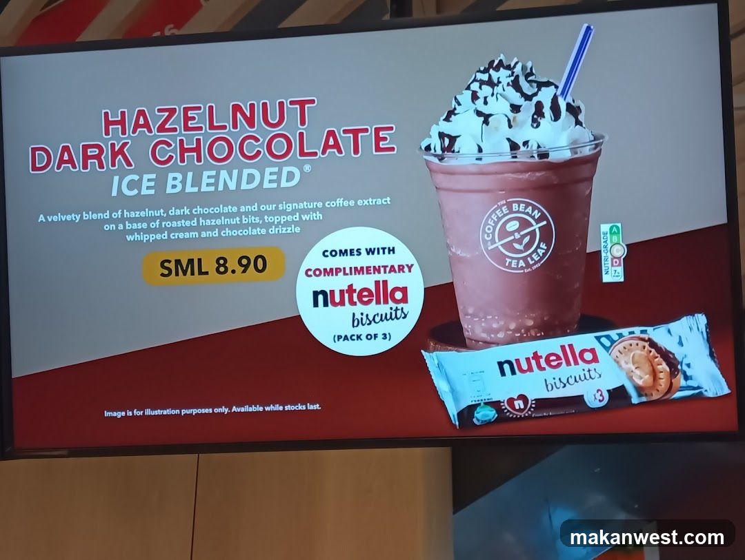 Hazelnut Dark Chocolate Ice Blended Ad