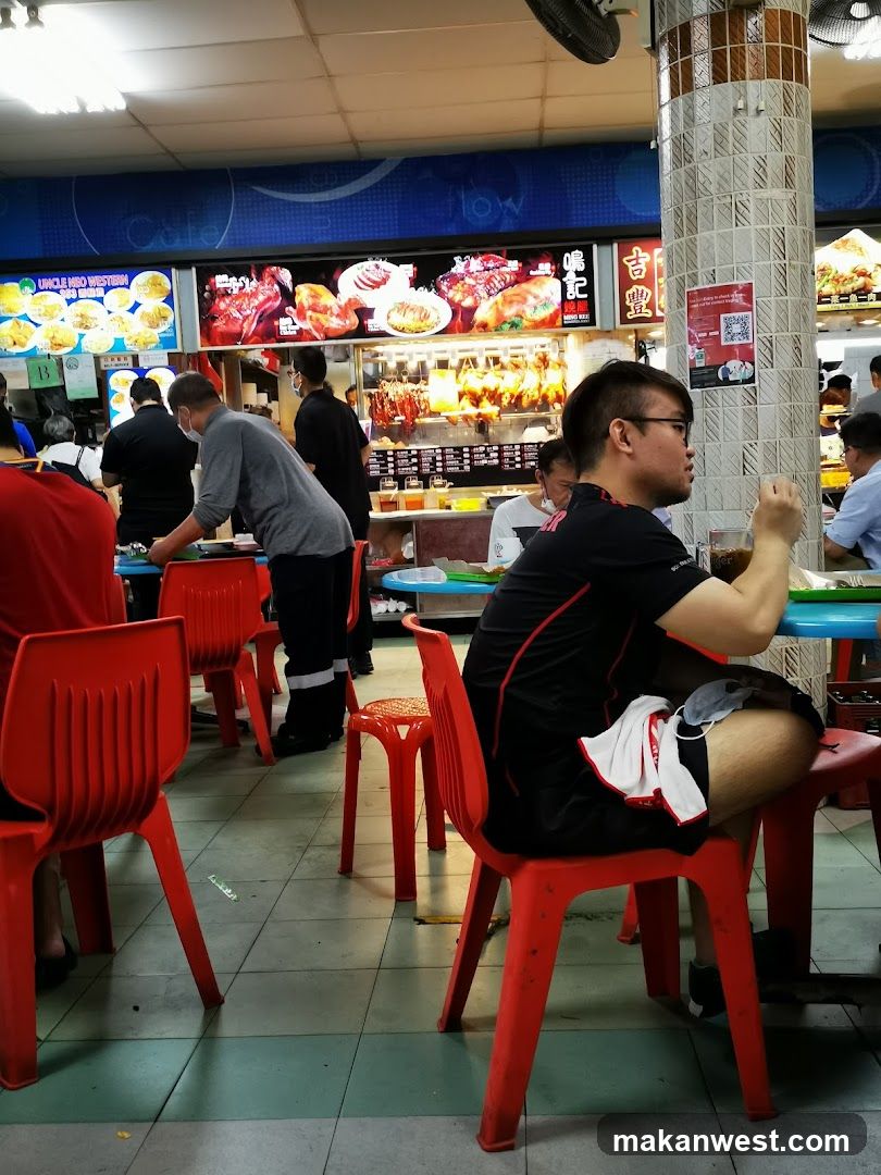 Food Court Interior Scene