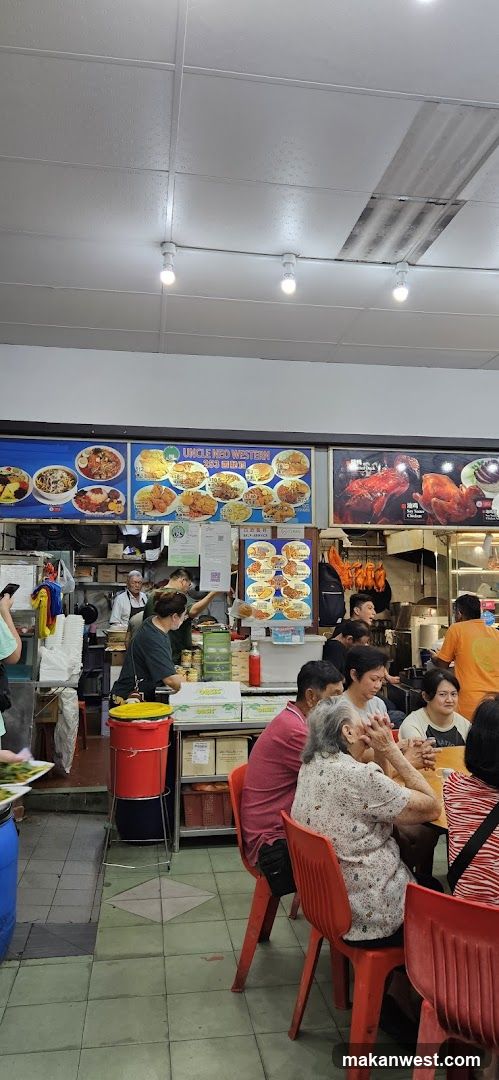 Dining Area with Food Stall Signage