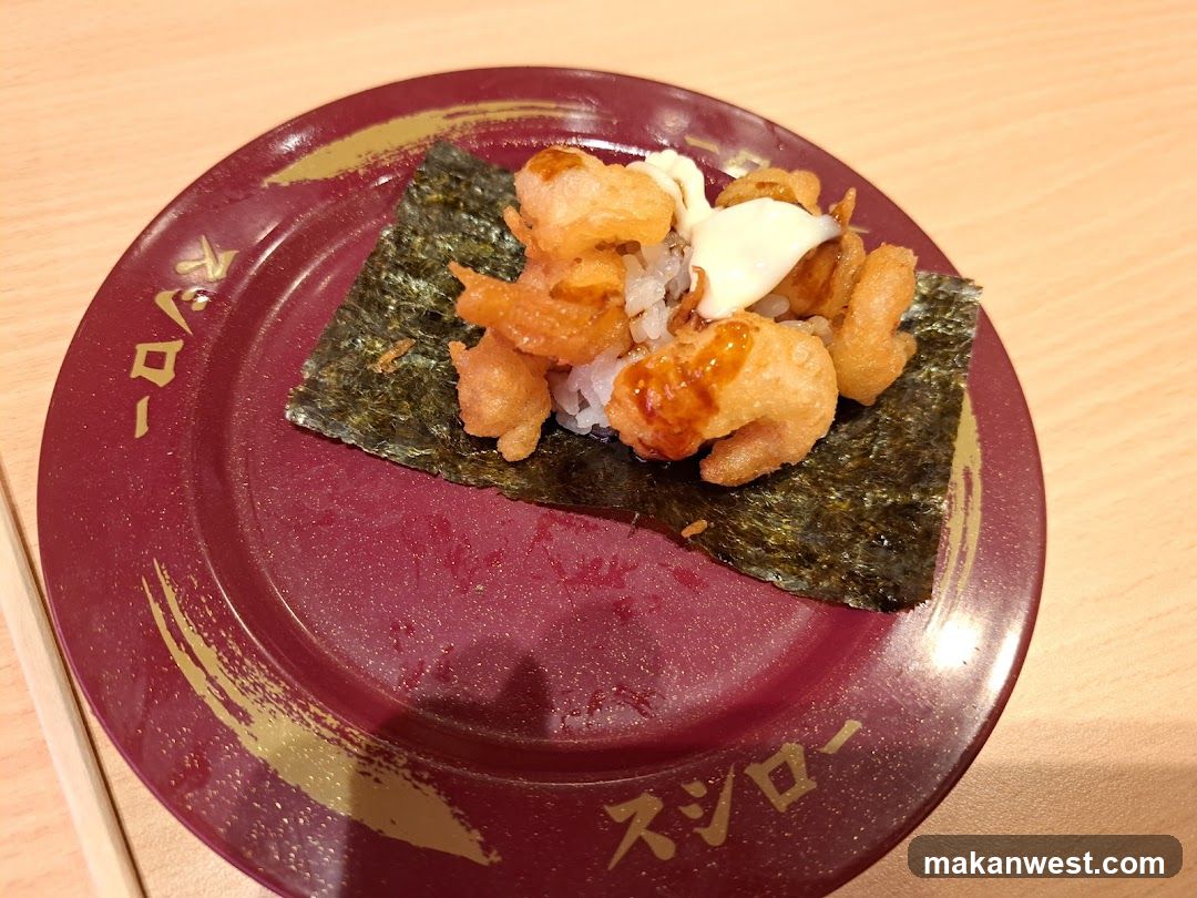 Fried Shrimp Rice Bowl on Nori