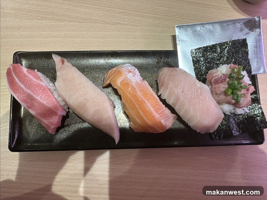 Sushi Platter with Five Pieces