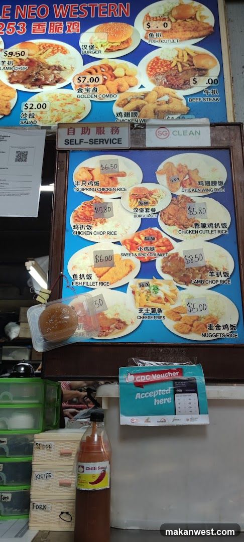 NEO WESTERN Menu Board