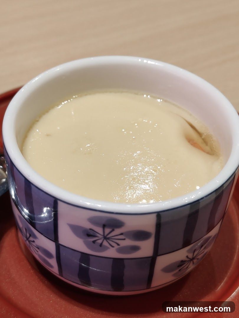 Egg Custard in Ceramic Cup