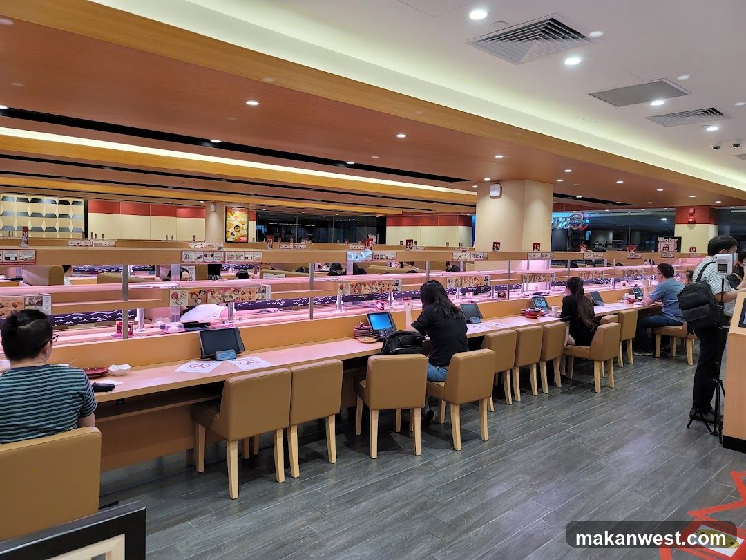 Sushi Conveyor Belt Restaurant Interior