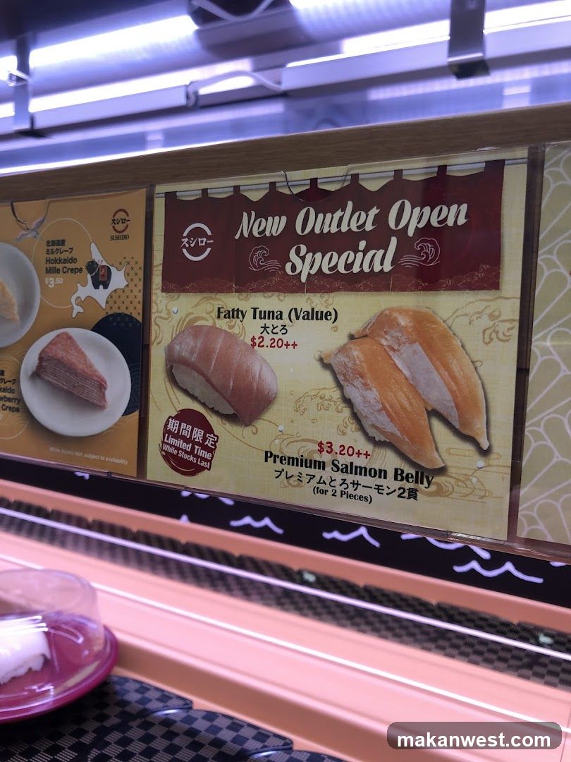 Sushi Conveyor Belt Signage