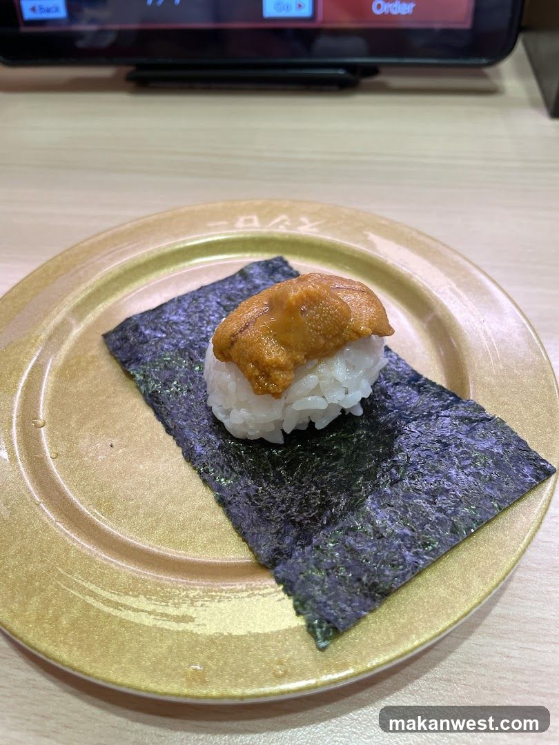 Sushi on a plate