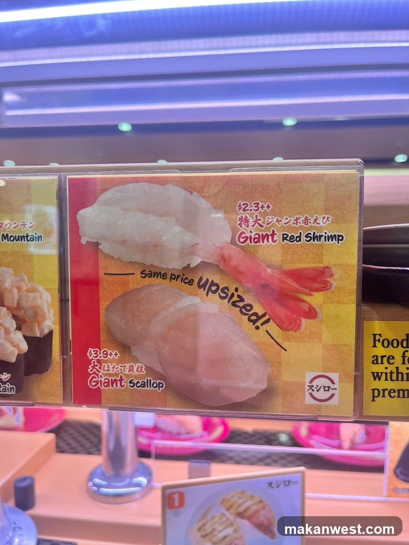 Sushi Conveyor Belt Signage
