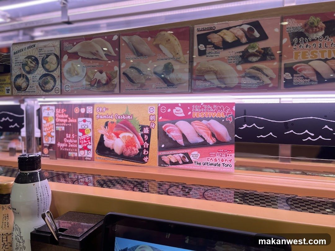 Sushi Conveyor Belt Display