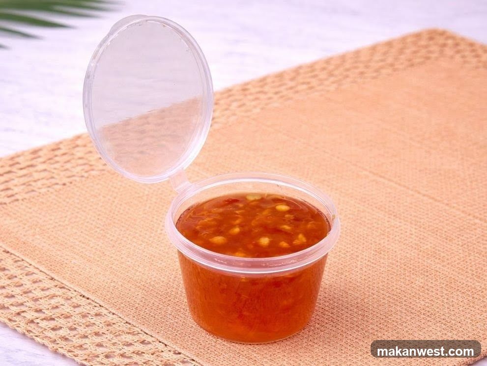 Sauce in Container