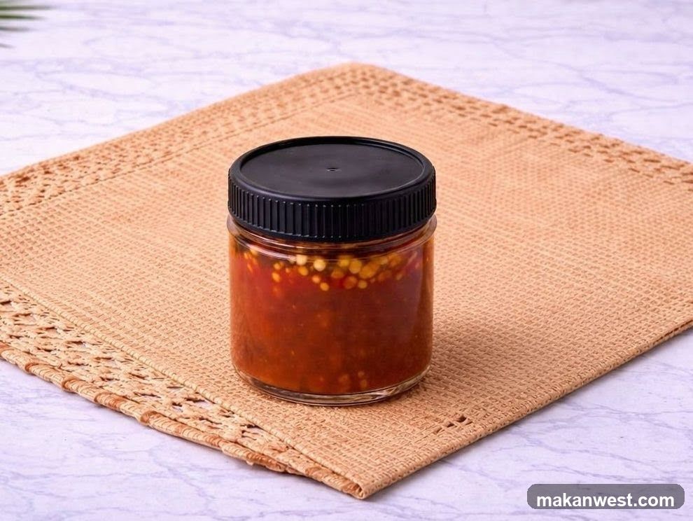 Jar of Spicy Sauce