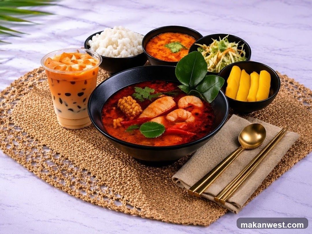 Thai Tom Yum Goong Meal Set