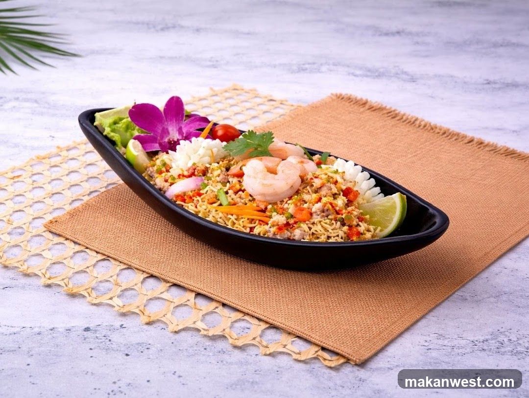 Thai Stir Fry Noodles with Shrimp
