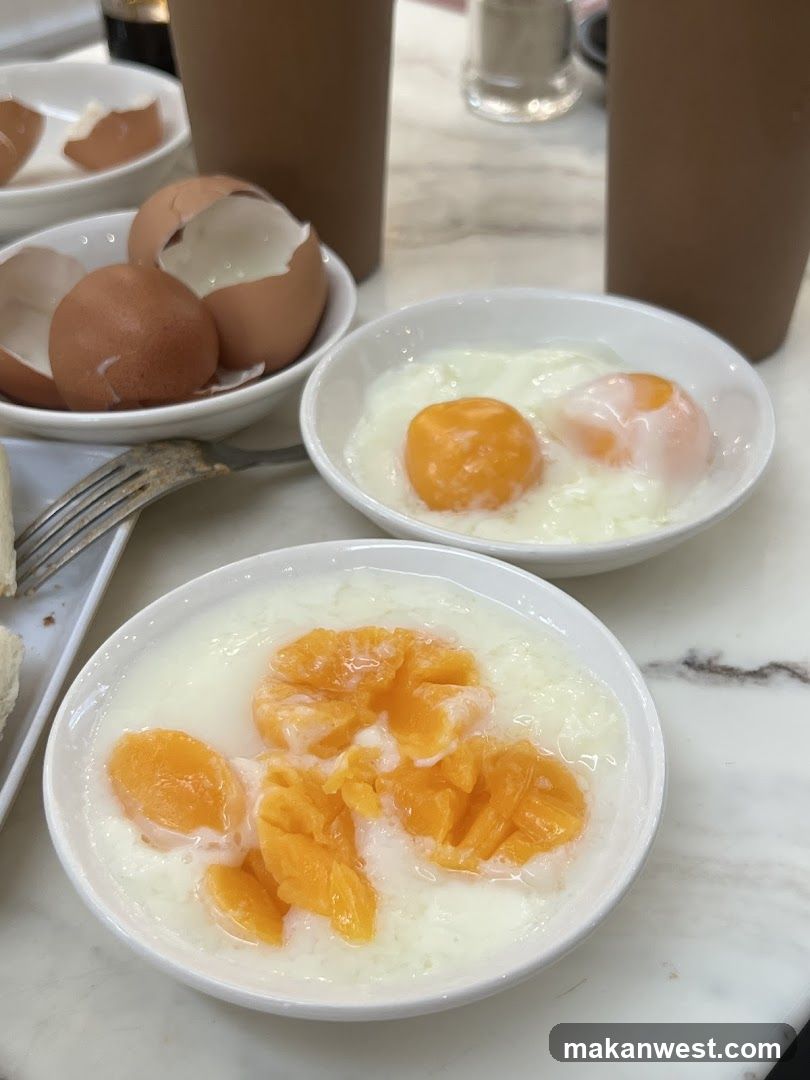 Egg and Mango Dish